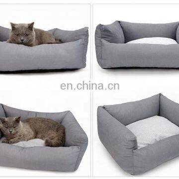 Warming Dog Beds,Rectangle Washable Pet Bed With Breathable Fabric Luxury Sleeping Bed photo-4
