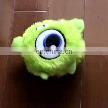 The New Dog electric bouncing ball toy Vibrating vocal plush cartoon animal toy