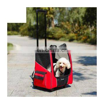 Pet Luggage Factory Oxford Cloth Two Color Cat and Dog Trolley Case Multi Function Travel Bag for Pets photo-7