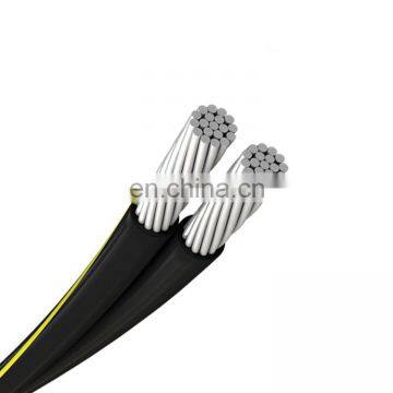 ICEA Standard Triplex service drop overhead cable Aluminum Crayfish cable 2/0 awg wire ABC cable