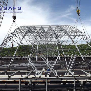 Long Span Space Frame Steel Structural Coal Storage photo-5