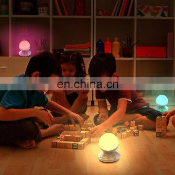 LED Multi Color Voice Sensor Baby Sleeping Night Light Soft Eye Protection With Usb Charging Light for Children photo-2