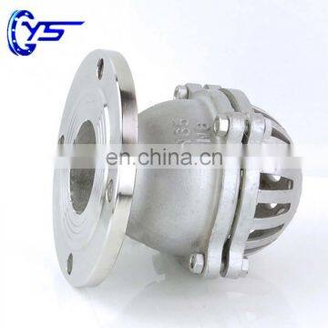 GB JIS Standard SS304 SS316 Material Non return Foot Valve For Water