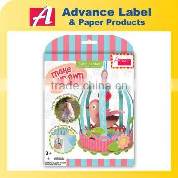 DIY For gift Paper craft Make Your Own Little Garden Paper birdcage