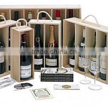 Luxury various colors & designs available hot antique wooden wine box for sale