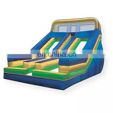 Outdoor High Quality Shark Double Lane Inflatable Slide Inflatable Mini Playground Water Slide For Sales