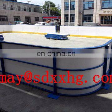 Hdpe Ice Hockey Dasher Board System/polyethylene Fence Plastic Panels/portable Soccer Wall