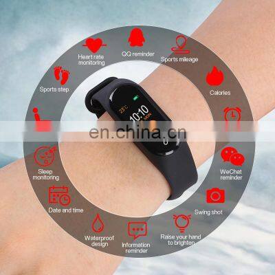 2020 New Product Hot Wholesale m4 Pressure Health Waterproof Smart Watch Pro Watch Wristband Fitness Tracker photo-2
