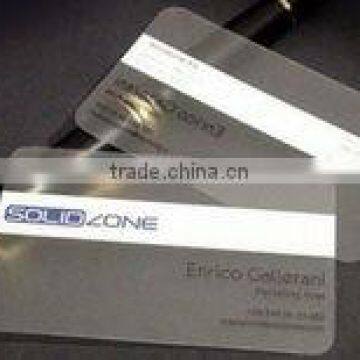 Plastic PVC Business ID Card Printing - ISO Card - Transparent Translucent Business Cards for Wholesales