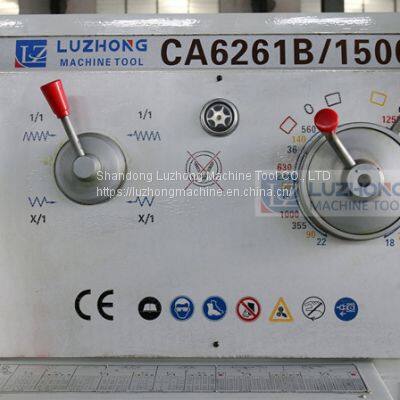 CA6180/CA6280 Luzhong Mini Manual Gap Bed Turning Metal Precision Lathe Machine photo-3