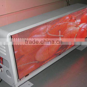 Full Color 3G/Wifi Communication Taxi Top Sign LED Taxi Display photo-2