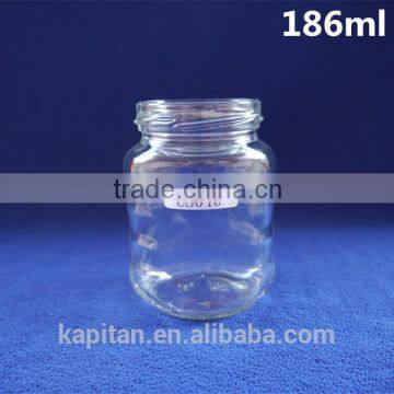 186ml Empty Glass Bottle Jar For Honey