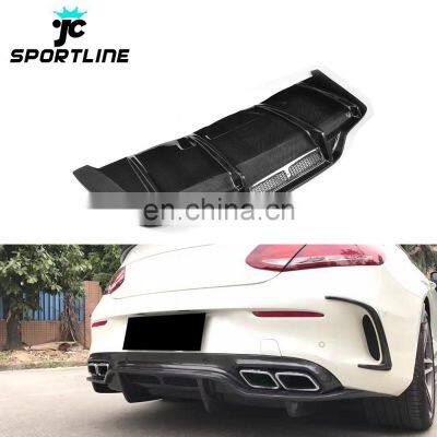 15-18 C-Class W205 C63 Carbon Fiber Rear Car Diffuser for Mercedes W205 C63 AMG Coupe