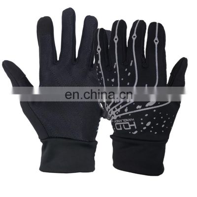 HANDLANDY Bicycle outdoor sports gloves winter warm riding gloves full finger non-slip fitness gloves