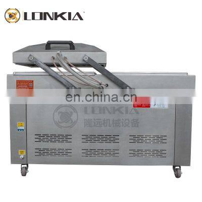 LONKIA Automatic Double Chamber Vacuum Seal Food Packing Machine photo-3