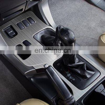 Prado 120 Accessories Stainless Steel Left Hand Drive Central Panel Cover Car Interior Kit for Prado 120 photo-2