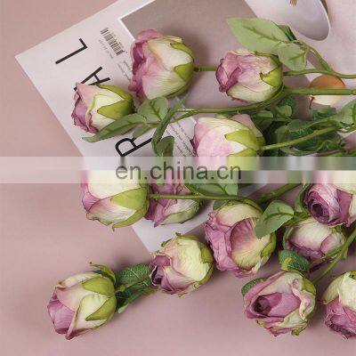 Wholesale Cheap Personalized Artificial Silk Rose Flower Decoration Wedding photo-5