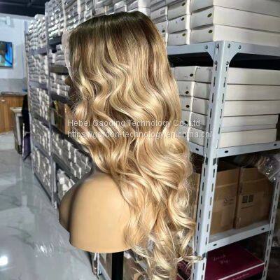 High Density Full Lace Human Hair Wig With Factory Price