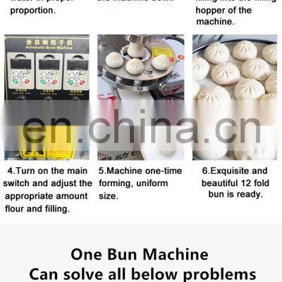 Automatic Steamed Stuffed Bun Making Machine Xiaolongbao / Baozi / Kubba Pie Dimsum Machine Nepal Momo Making Machine photo-4