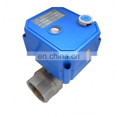 mini CWX-25S 2-way ball valve CR04 CR03 BSP NPT DN15 DN20 CWX-25S 110v motorized ball valves