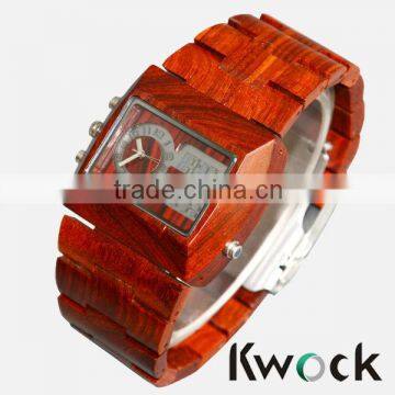 Natural handsmade Redwood Grain Wood Digital Watches                        
                                                Quality Choice