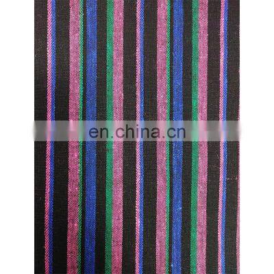 Китайская ткань. Оптовая продажа однотонной тканной ткани: 70% район, 30% лен. Районная ткань для платьев и рубашек photo-4