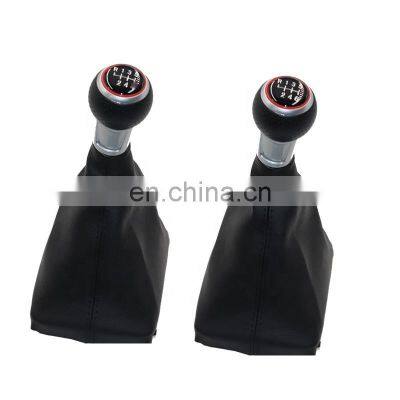 gear knob For Audi A6 C6 2004-2012 A4 S4 B8 8K A5 8T 8F Q5 8R 2007-2015 5/6 Speed Car Shift Gear Knob Lever Gaitor Boot Cover