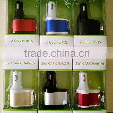Promotional Customized USB Car Charger Cheap Wholesale Colorful Dual USB Car Charger for Cell Phone photo-5