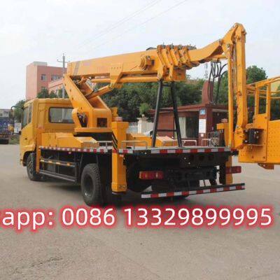 HOT SALE! Good Price Dongfeng 28m Telescopic Aerial Working Platform Vehicle for Sale photo-4