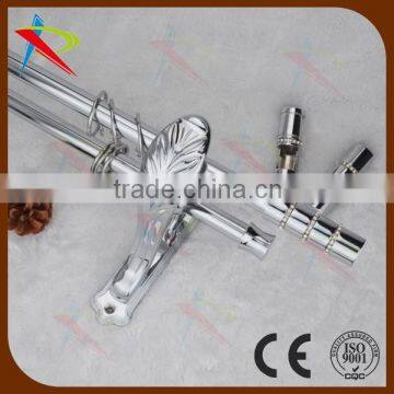 2015 Top selling 19/19mm decoration aluminum finial iron curtain rods