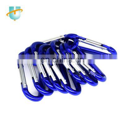 Colorful 80mm D Shape Aluminum Carabiner Clip Keychain Climbing Rock Climbing Carabiner for Camping Hiking Outdoor photo-4