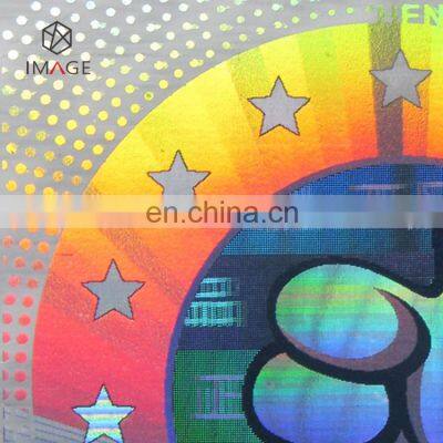 Custom 3D Security Hologram Hot Stamping Foil With Mark Registration photo-2