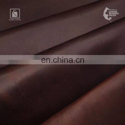 22 Sqft Size Full Grain Natural, Vintage, Oil/Waxed Surface Vegetable Tanned Genuine Leather for Sale photo-3