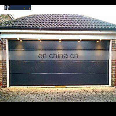 Overhead Sandwich Panel Insulated Sectional Garage Doors Remote Control Swift Roll Up  Stainless Steel Garage Door