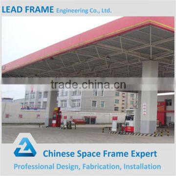 Top quality prefab steel building fuel filling station