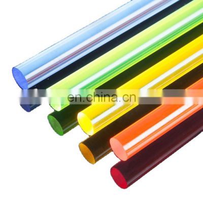 Custom 2  Diameter PMMA Rod 5mm Color Acrylic Round Rod for Decorative