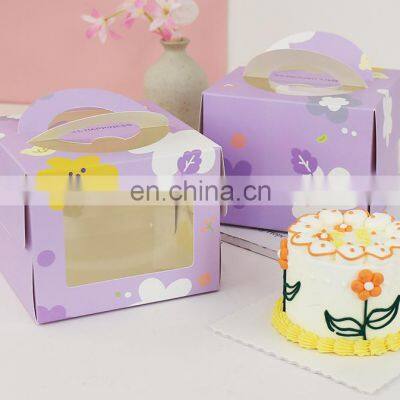 Free Samples Wholesale OEM Food Grade Custom Printed Cardboard Ivory Board Paper Packaging Box Eco Friendly Food Box For Cakes photo-2