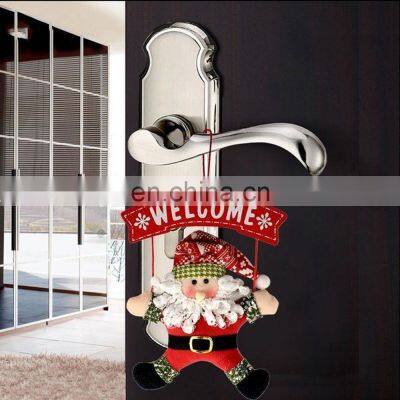 Merry Christmas Cute Santa Claus Snowman Door Hanging Christmas Tree Home Decor Ornaments Xmas Gift New Year Decoration