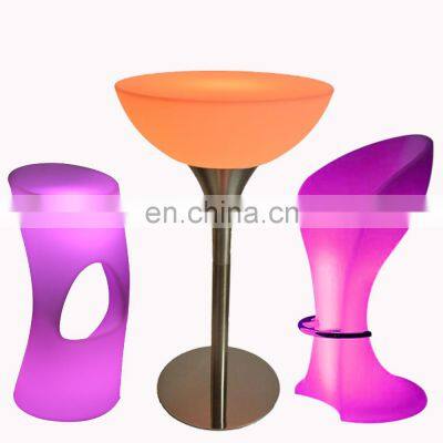 glowing party chairs combination sofa rechargeable led rgb colors glowing party nightclub sofas bar tables outdoor furniture