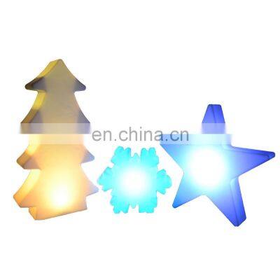 bright star christmas lights waterproof light up Christmas ornaments Hot selling RGB Color Changing light