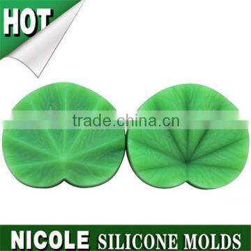 Q0012 leaf shape Nicole sugar fondant cake decoration silicone cake molds