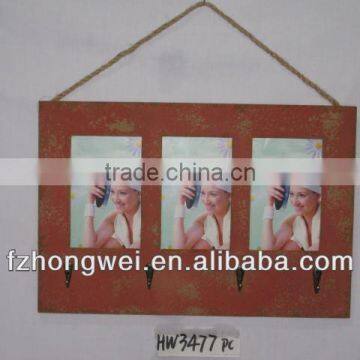 HONGWEI Antiquate Red Wooden Picture Frame & Photo Frame&Rahmen&Home Decoration &Photo Frame Gifts & Crafts