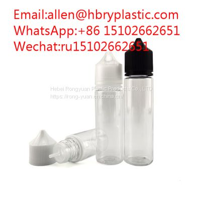 Pet04 R120ml Factory Plastic Pet Dispenser Packaging Water E-Juice Crew; Tamperproof Cap; Storage Bottles for Essential Oil Sample