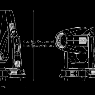 Led 700w Profile Rdm Cmy Moving Head Light photo-2