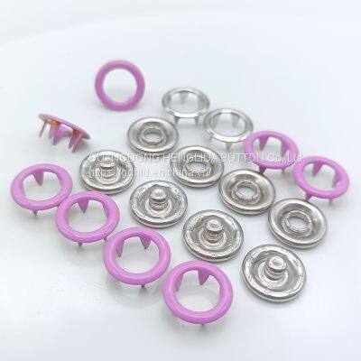 16L 18L dyed ring Prong snap button for clothes