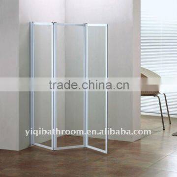 2011 5mm-6 mm tempered glass folded shower enclosure