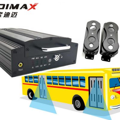 3G / 4G Real-Time Monitoring Camera recorder with Bus People Counter GPS Tracking OSD