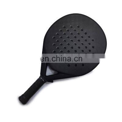 Wholesale Factory Custom DIY Logo Padel Racket Carbon Fiber 3K 12K 18K Soft EVA Professional Carbon Beach Rackets photo-2