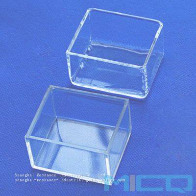 Transparent Clear Fused Quartz Glass Flat Bottom Crucibles photo-2