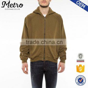 China Wholesale Man Plain Zip Hoodies Custom Zip Hoodies